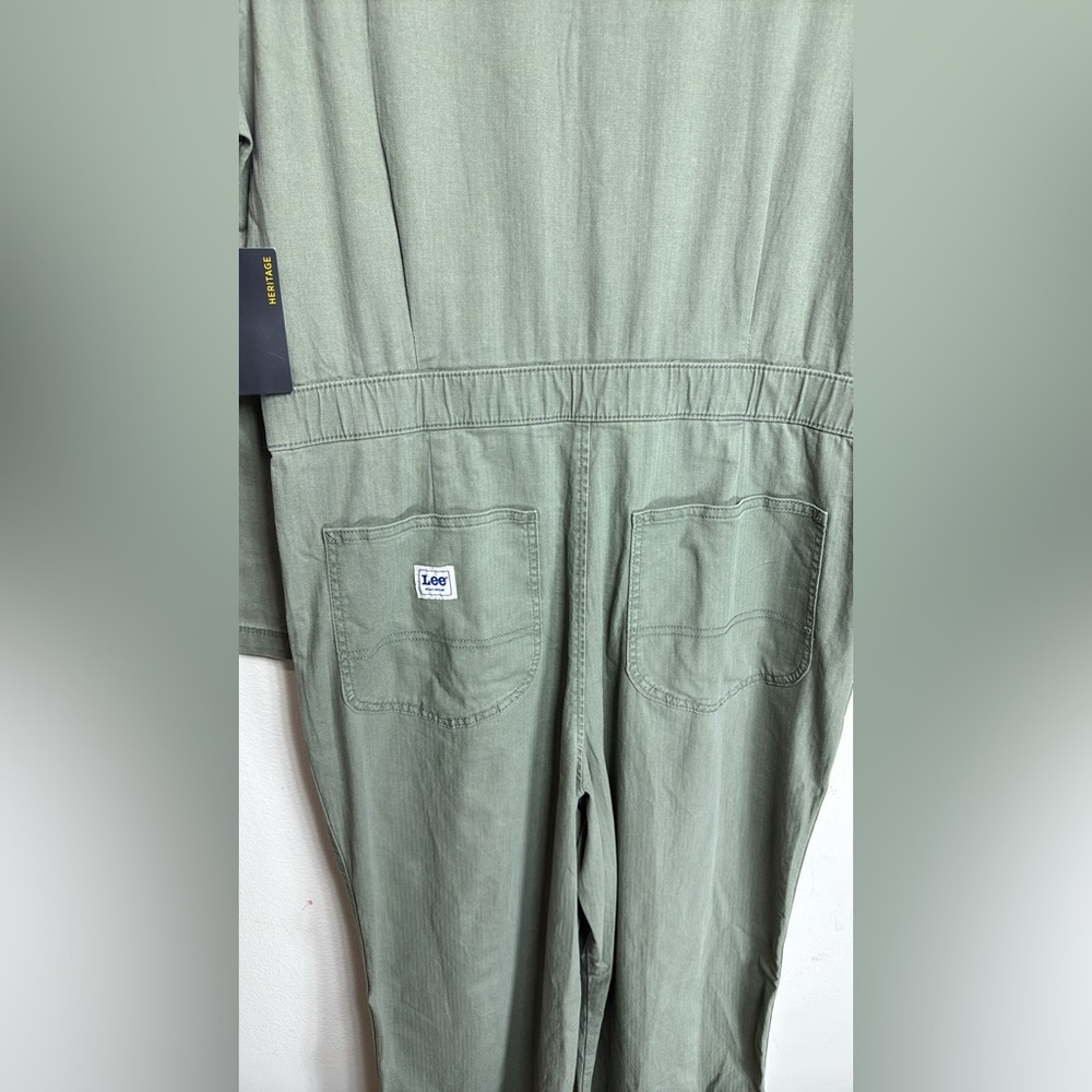 (T4) Lee Women's Green Utility Mercantile Jumpsuit, Sz S. NWT - Picture 4 of 13
